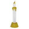 Kurt Adler Battery Operated Light-Up LED Glittered Candles, Pack of ONE, Assorted Colors - 3 of 4