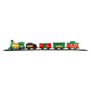 Northlight 21-Piece Battery Operated Lighted & Animated Christmas Express Train Set with Sound