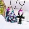 JDICTION Silicone Keychain Jewelry Pendant Molds - Punk Star/Sun Resin Molds for Epoxy/Polymer Clay DIY Home Decor - 4 of 4