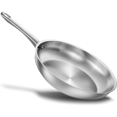KOCH SYSTEME CS Stainless Steel Frying Pan, Silver