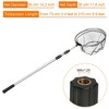 Unique Bargains Aluminium Alloy Telescopic Landing Pole Handle with M8 Thread Folding Fishing Net 2.4-6.9ft - 2 of 4