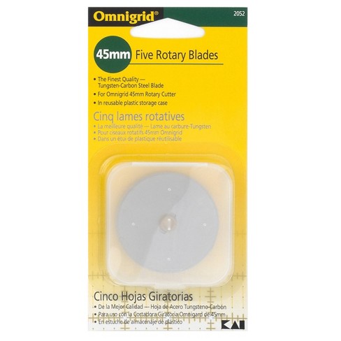 Omnigrid 60mm Replacement Straight Rotary Blade, 3 Blades, Size: 60 mm