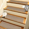WaterHog 8.5"x30" Set of 4 Squares Indoor/Outdoor Stair Treads Door Mats - 2 of 4