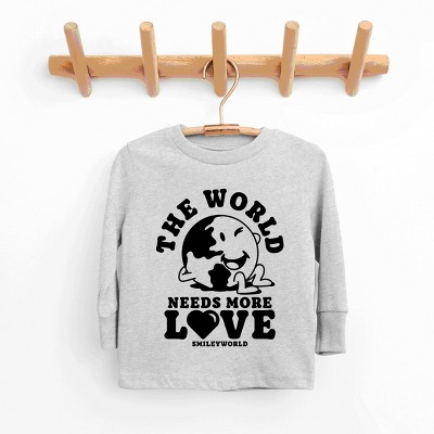 The Juniper Shop SmileyWorld The World Needs More Love Youth Long Sleeve Tee