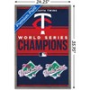 Trends International MLB Minnesota Twins - Champions 23 Framed Wall Poster Prints - 3 of 4