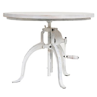 Carolina Living Riley Adjustable Hi-Lo Coffee Table in Whitewash