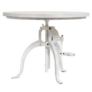 Carolina Living Riley Adjustable Hi-Lo Coffee Table in Whitewash - 1 of 2