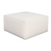 Grungis Corduroy Square Benches,Modern Upholstered Ottoman,Ottoman Bench for Living Room,Bedroom - 4 of 4