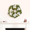 Christmas Garland with Lights&Christmas Wreaths for Front Door Set,Christmas Decoration with Pine Cones - 3 of 4