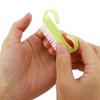 Unique Bargains Durable Translucent Horn Nail Brush 2.44"x1.38" 1 Pc - 2 of 4
