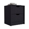 Kumasinova Modern Night Stand with 1/2-Drawer,18.9"/19.7" Bedside Table with Spacious Storage,Wooden Nightstand for Bedroom,Bedroom Furniture - 2 of 4