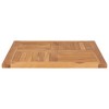 vidaXL Table Top Solid Teak Wood 27.6"x27.6"x1" - 3 of 4