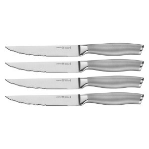 Henckels Modernist 4pc Steak Set: Stainless Steel Forged Steak Knives, Dishwasher-Safe, Lifetime Warranty - 1 of 4