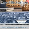 Modern Geometric Area Rug Soft Washable Rug Non Slip Non Shedding Floor Carpet, Low Pile Thin Rug, Distressed Southwestern Rug, Indoor Printed Rug - 3 of 4
