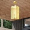 Livex Lighting Greenwich 1 - Light Pendant in  Satin Brass - 3 of 4