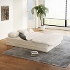 NicBex Corduroy Upholstered Floor Sofa Bed with Convertible Foldable Design,2-Seater Futon Couch Sleeper Sofa for Living Room,Bedroom - 3 of 4