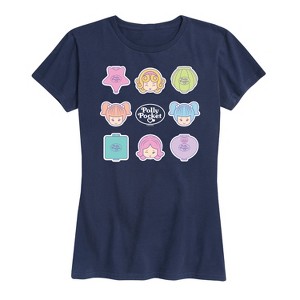 Women's - Polly Pocket - Polly Pocket Grid Short Sleeve Graphic T-Shirt - 1 of 4