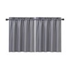 Waffle Weave Waterproof Small Curtain - Decorative Window Cover. Water-Resistant, Easy to Clean & Ideal for Kitchen, Bathroom, RV or Small Spaces - 4 of 4