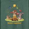 Women's - Disney - We Are Better Together Lightweight French Terry Wide Neck Long Sleeve Shirt - 2 of 4