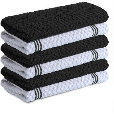 Cotton Kitchen Towels, Ultra Soft Tea Towel, Super Absorbent Terry Dish Towels for Kitchen Linens, 15x25 Inch