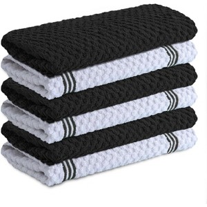 Cotton Kitchen Towels, Ultra Soft Tea Towel, Super Absorbent Terry Dish Towels for Kitchen Linens, 15x25 Inch - 1 of 4