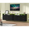 9-Drawer Tall Dresser for Bedroom, Modern Wooden Chest with APP-Controlled RGB Lights & Charging Station - 4 of 4