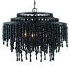 Crystorama Lighting Poppy 6 - Light Chandelier in  Matte Black - 2 of 4