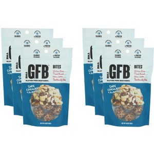 The GFB Dark Chocolate Almond Bites - Case of 6 - 4 oz - 1 of 2