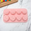Unique Bargains Candy Mould 8-Cavity Rose Bouquet Candy Mould Hand Wash 8.54"x4.92"x1.06" 1 Pc - 2 of 4