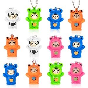 ArtCreativity Face Changing Animal Keychains for Kids - Set of 12 - 1 of 4