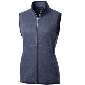 Cutter & Buck Mainsail Basic Sweater-Knit Womens Full Zip Vest - 1 of 1