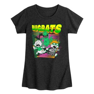 Girls' - Rugrats - Run Rugrats Fitted Short Sleeve Graphic T-Shirt - 1 of 4