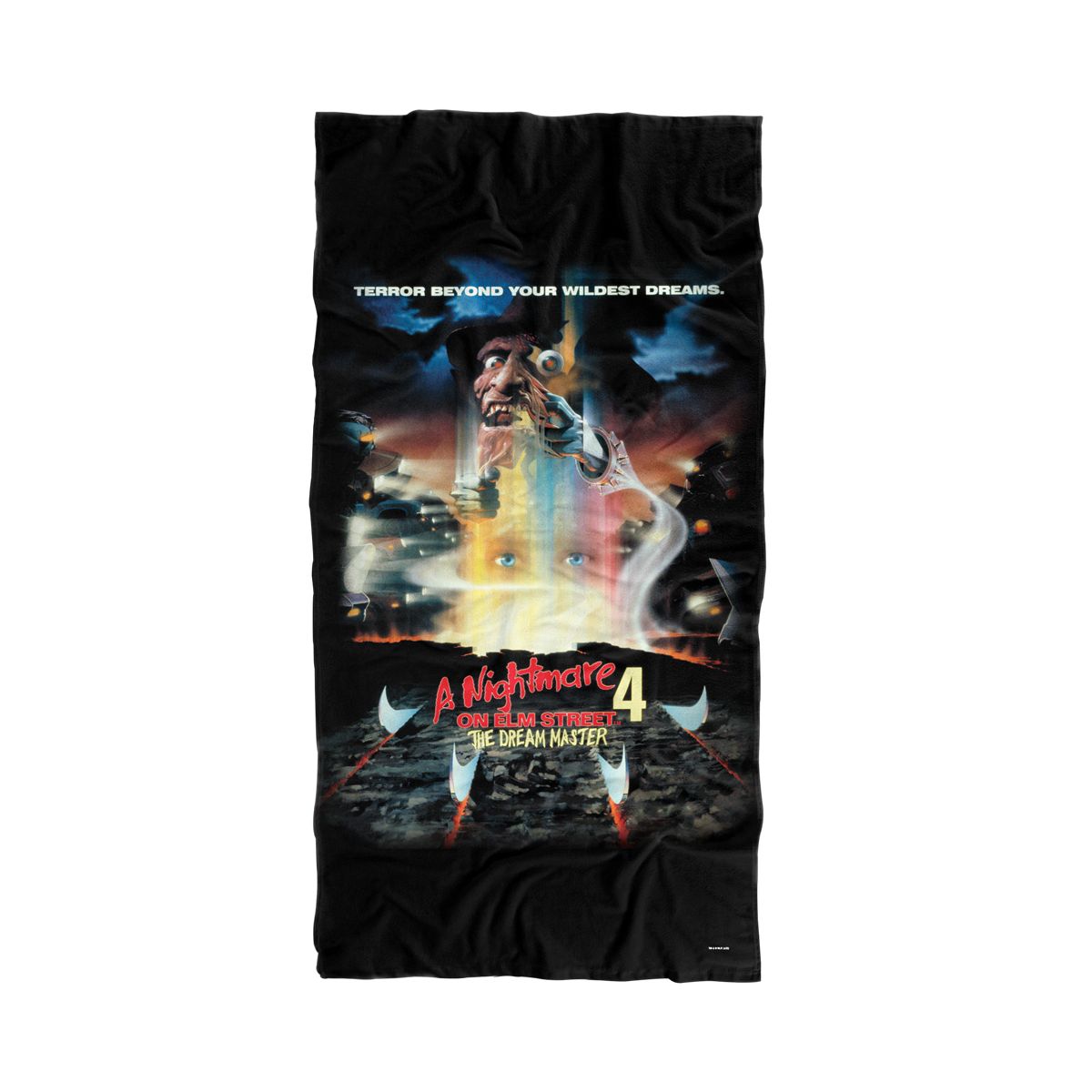 Nightmare On Elm Street Elm Street 4 Poster 30” x 60” Beach Towel