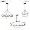 Livex Lighting Archer 4 - Light Chandelier in  Textured Black/Brushed Nickel - 4 of 4