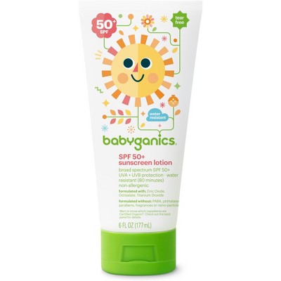 babyganics baby sunscreen lotion spf 50