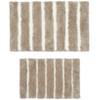 The Lakeside Collection Set of 2 Luxury Stripe Bath Rugs - 2 of 2