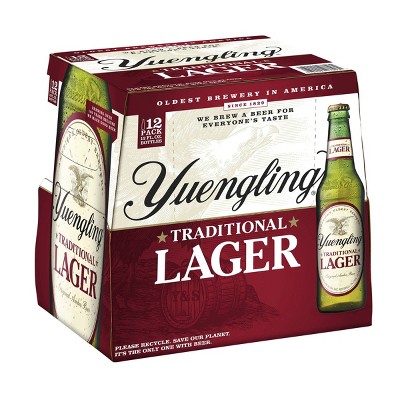 Yuengling Traditional Lager Beer - 12pk/12 Fl Oz Bottles : Target