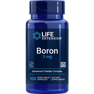 Boron 3 mg by Life Extension  -  100 VegCap - 1 of 2
