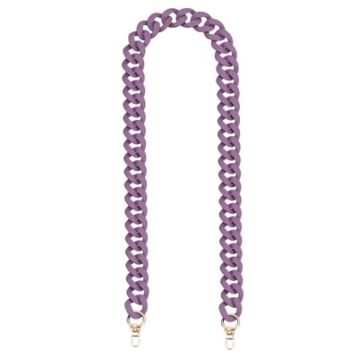 Unique Bargains Acrylic Fashion Flat Portable Handbag Replacement Straps