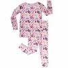 Lev Baby Girls' Buttery Soft Makeup 2-Piece Long Sleeve Pajama Set - 4 of 4