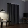 Noir Dimensional Thermal Extreme 100% Blackout Grommet Curtain Panel - Sun Zero - image 2 of 4