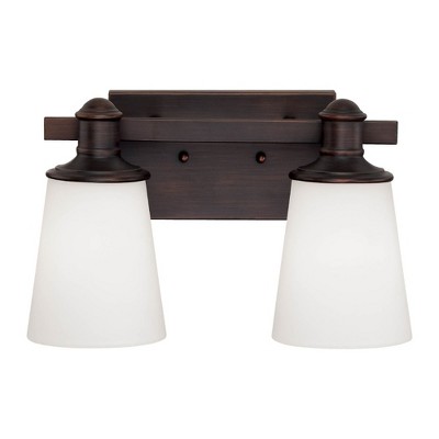 Millennium Lighting Cimmaron 2 - Light Vanity in  Rubbed Bronze