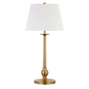 Hampton & Thyme 28" Tall Table Lamp with Fabric Shade - 1 of 4