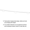 Unique Bargains Nylon Windproof Non-Slip Portable Clothesline for Travel Laundry Drying - 3 of 4