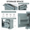 36"W Bathroom Vanity with Sink, Bathroom Cabinet with Tip-out Drawers, Storage Drawers, Door Shelf and Soft Closing Door-Christopher Knight Home - 3 of 4