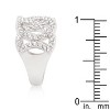 Slickblue Stunning Women’s Circular 12.5 Ct. Cubic Zirconia Ring – Delicate Prong Setting Size 5-10 - image 4 of 4