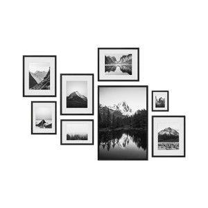 Haus and Hues Rye Gallery Wall Frame Set with Real Glass and Mat - 1 of 4