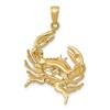 Black Bow Jewelry 14k Yellow Gold Stone Crab Pendant - 3 of 4