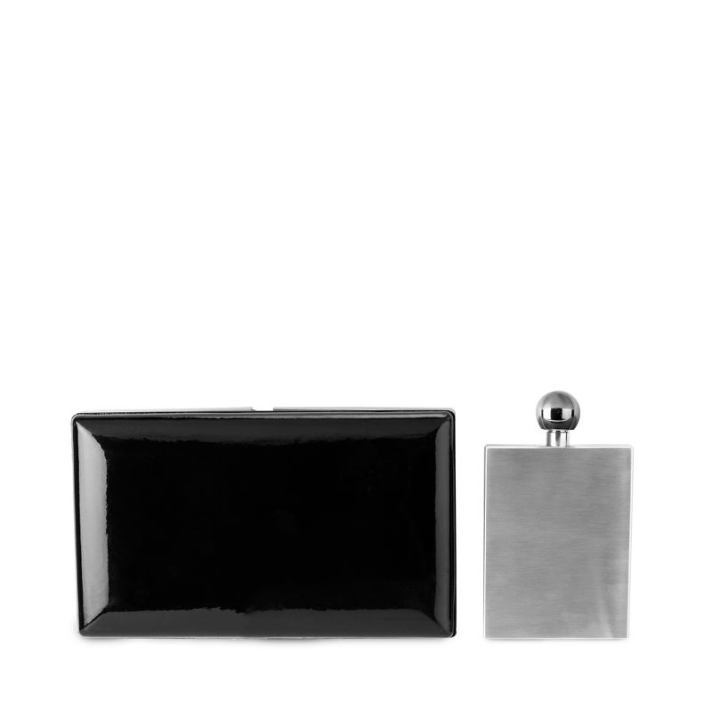 V.I.P. : Black Incognito Clutch Flask by Blush, 1 of 7