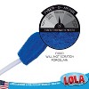Lola Products Bath & Toilet Bowl Scrubber Brush w/Comfort Handle & Hang Hole. Non-Scratch, Removes Rings w/Scrubbing Pad, 2 Pack - 4 of 4